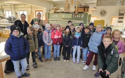 Lehrausgang zur nachhaltigen Tischlerei